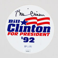 President Bill Clinton Signed Sticker – COA JSA picture