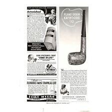 Kaywoodie Company Flame Grain Pipe 1941 Advertising Vintage Print Ad picture
