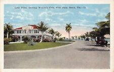 FL~FLORIDA~WEST PALM BEACH~LAKE DRIVE~SHOWING WOMANS CLUB~C.1925 picture