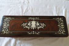 Napoleon III thuya or amboyna burlwood and fine-inlay GLOVE BOX beautiful  picture
