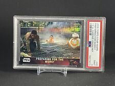 2016 Topps Chrome Star Wars Preparing For The Worst PRISM Refractor /99 PSA 9 picture