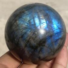 Top 62.5mm Natural labradorite ball Quartz Crystal sphere Reiki healing 1pc Z-80 picture