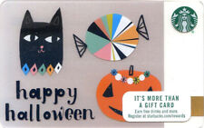 NEW STARBUCKS gift CARD Holiday Happy Halloween elements 2017 picture