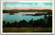 Vtg Manchester New Hampshire NH Massabesic Lake Old View Postcard picture