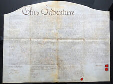 1817 Antique PHILADELPHIA Vellum DEED INDENTURE Document / GOODWIN to FRIES picture