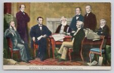 Postcard Signing The Emancipation Proclamation picture