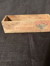 Vintage Windsor Club Wooden Two Pound Pasteurized Cheese Box Wisconsin picture
