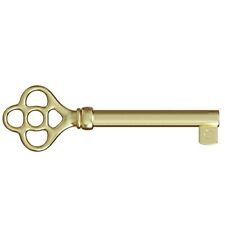 KY-3AB Brass Plated Hollow Barrel Skeleton Key for Antique Vintage and Old C... picture