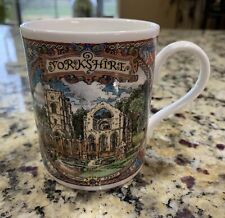 1994 Royal Worcester BRITISH HERITAGE Yorkshire 17th-c Map & Fountain Abbey MUG picture