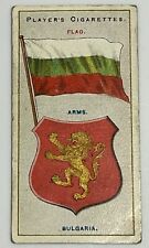 Vintage BULGARIA Flag & Arms Trade Card from 1912   picture