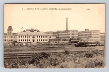 Brockton MA-Massachusetts, W L Douglas Shoe Factory, Antique, Vintage Postcard picture
