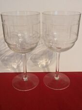 Rosenthal 1960s Studio-Line Squares Crystal Wine Glass picture