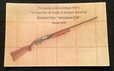 Vintage Postcard Remington Arms WingMaster Rifle Gun Model 870 picture