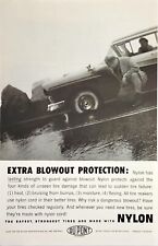 Vintage July 1959 National Geographic Dupont Nylon Tires Print Ad 10 x 7 picture