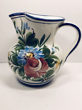 Hand painted pitcher vase signed Keesal &Mathews picture