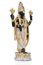 Indian Traditional Gold & Silver Coated Tirupati Balaji Murti For Mandir 21.5 cm picture