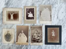 Antique Photography 11 Baby & Children c1880-1910 incl New York City picture