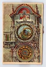 Orloj Prague Medieval Astronomical Clock Czech Republic Mechanical Postcard picture