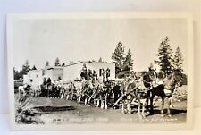 RPPC Bend Oregon 1909 Wall Street Freight Wagon c1950s Repro Art Camera Shop picture