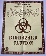 Batman Contagion Gotham City Board of Health Retailer Promo Poster 1995 DC 17x22 picture