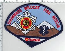 Snowmass Wildcat Fire Rescue (Colorado) Shoulder Patch from the 1980's picture