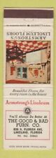 Matchbook Cover - Armstrong Linoleum Flooring Furniture Lakeland FL picture