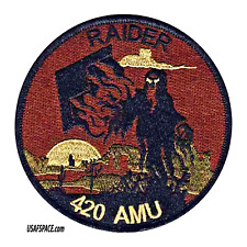 USAF 420th Aircraft Maintenance Unit-420 AMU- B-21 RAIDER-Edwards AFB-VEL PATCH picture