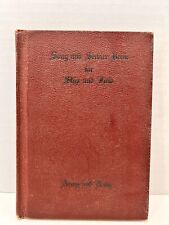 Vintage Song and Service Book For Ship & Field Army and Navy HC 1942 picture
