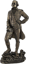 Bronze Finish President George Washington Standing Triumphantly Resin Statue 11  picture