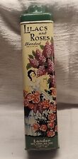 LARGE COLORFUL VINTAGE LANDER LILACS AND ROSES GREAT GRAPHICS PARTIAL CONTENTS  picture