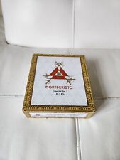 Montecristo White Series Especial No. 1 Empty Wooden Cigar Box 6⅝x7¼x2½ picture