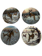 Persis Weirs “Magnificent Whitetails” 4 Plates 3D picture