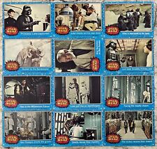 1977 Topps Star Wars Trading Card Blue Series 1 Lot (12) picture
