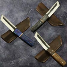Best Combo of Handmade Carbon Steel Tanto knives ,Comes With Pure Leather Sheath picture