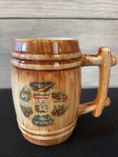 Vintage YELLOWSTONE NATIONAL PARK Glazed Souvenir Coffee Beer Mug Made USA picture