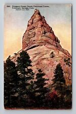 CO-Colorado Springs, South Cheyenne Canon, Prospect Dome, Vintage Postcard picture