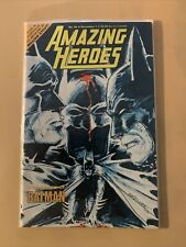 Amazing Heroes 84, Killer Steve Bissette Batman cover HTF uncirculated 1985 picture