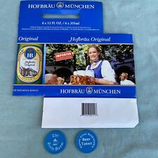 Hofbrau Haus House Beer Carton Stein Room Beer Token HDD German Bier Vintage picture