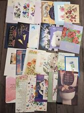 Lot vintage 30 Thinking of you cards Floral Nature Art 5  picture