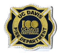 UC Davis CA University of California Fire Dept. Centennial 100 patch - Nice picture