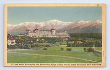 Mount Washington Hotel Lodge Presidential Range Bretton Woods NH Postcard VTG picture