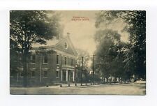Groton MA postcard, dirt road in front of Town Hall, 173 Main Street picture