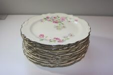 VTG Homer Laughlin Virginia Rose Salad Plate Plates 8 3/8 Inches USA Discontinue picture