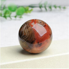 Asian Rare Natural Multicolor Agate Magic Crystal Healing Ball Sphere 42mm+Stand picture