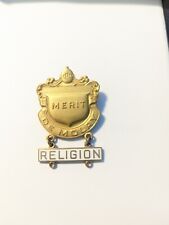 Masonic De Molay Merit Religion Pin Freemason Vintage Lapel Pin picture
