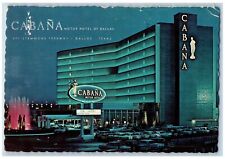 Dallas Texas TX Postcard Cabana Motor Hotel Dallas Building Exterior View c1960 picture
