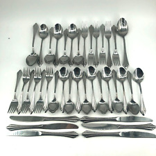 Reed & Barton Sarajevo Stainless Flatware 38 Pc Lot Setting for 6 picture