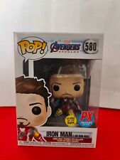 Funko Pop Vinyl: Marvel - Iron Man (I Am Iron Man) #580 Glow PX Previews in box picture