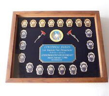 20 Los Angles Fire Dept Badges 1986 Commemorative Collectors Set picture