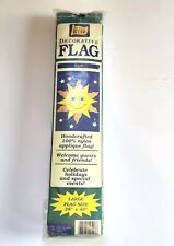 1990s Sun Stars Decorative Flag 28×40